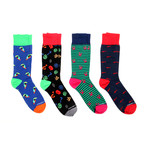 Mid-Calf Socks // Animals II // Pack of 4