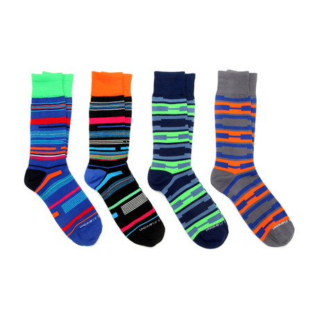 Dress Socks // Electricity // Pack of 4 