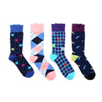 Mid-Calf Socks // Cars II // Pack of 4