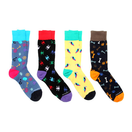 Dress Socks // Animals // Pack of 4