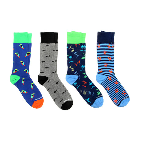 Dress Socks // Sea Sides // Pack of 4