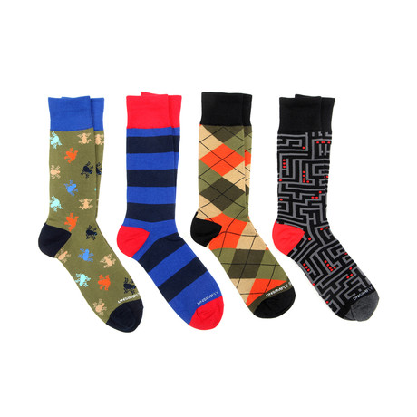 Dress Socks // Army Frogs // Pack of 4