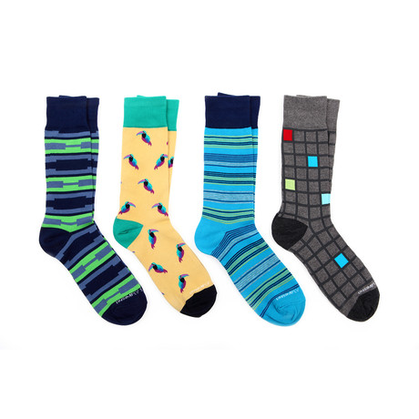 Dress Socks // Toucans // Pack of 4