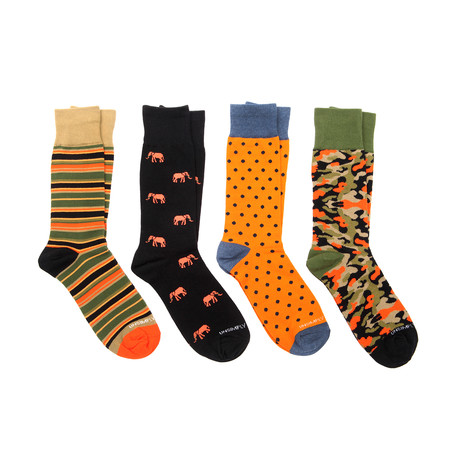 Dress Socks // Safari // Pack of 4
