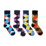 Dress Socks // Argyle III // Pack of 4