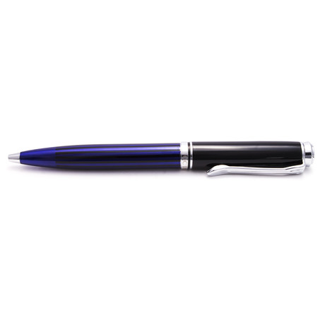 Blue Sapphire + Black Onyx Rollerball Pen