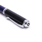 Blue Sapphire + Black Onyx Rollerball Pen