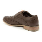 Tony's // Casual Wing-Tip Lace-Up // Dark Brown (US: 7.5)