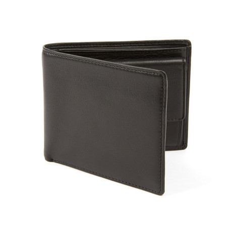 Leather Bi-Fold Wallet // Black