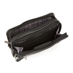 Joseph Daniel // Cashmere Napa Leather Cross Body Travel Bag // Black