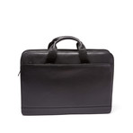 Tandi // Cashmere Napa Leather Metropolitan Commuter Briefcase // Black