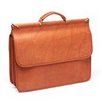 Joseph Daniel // Saddle Leather Briefcase // Tan