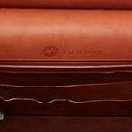 Joseph Daniel // Saddle Leather Briefcase // Tan