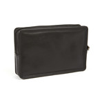 Cashmere Napa Leather Multi Purpose Travel Bag + Wrist Strap // Black