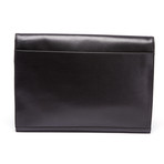 Premium Leather Envelope Portfolio // Black