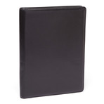 Joseph Daniel // Cashmere Napa Leather Zip-Around Portfolio // Black