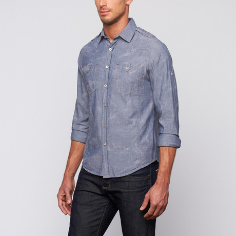 Lexington Button-Up Shirt // Chambray (S)
