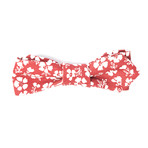 Hero Bow Tie // Red + White Floral
