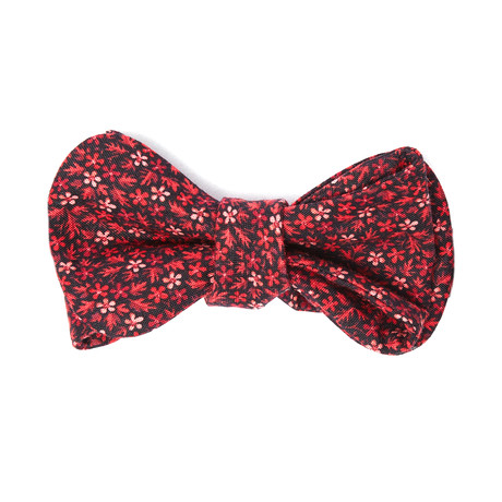 Hipster Bow Tie // Red Floral