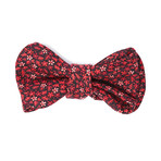 Hipster Bow Tie // Red Floral