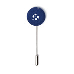 Rockstar Lapel Pin // Cobalt