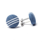 Boss Cufflinks // Chambray Stripe