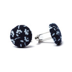 Bond Cufflinks // Navy + White