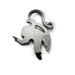 Monkey Keychain Tool "Bolt" // Zirconium