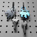 Monkey Keychain Tool "Bolt" // Zirconium