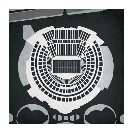 Oakland-Alameda County Coliseum // Raiders (Unframed)