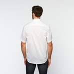 Brio Milano // Button Up Short-Sleeve Shirt // White (2XL)