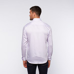 Button-Up Shirt // Purple Stripe (XL)