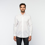 Brio Milano // Button Up Long-Sleeve Shirt // White (L)