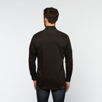 Brio Milano // Button Up Long-Sleeve Shirt // Black (2XL)