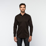 Brio Milano // Button Up Long-Sleeve Shirt // Black (L)