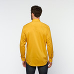 Brio Milano // Button Up Long-Sleeve Shirt // Golden Yellow (L)