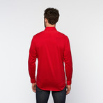 Brio Milano // Button Up Long-Sleeve Shirt // Red (M)