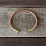 Recycled Bullet Casing Bracelet // Copper