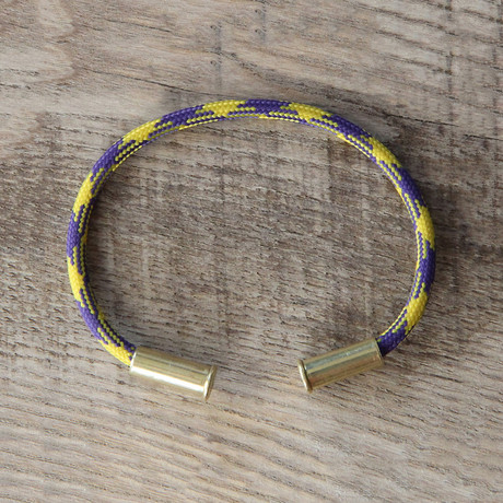 Recycled Bullet Casing Bracelet // Royal Camo