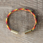 Recycled Bullet Casing Bracelet // Fire Camo