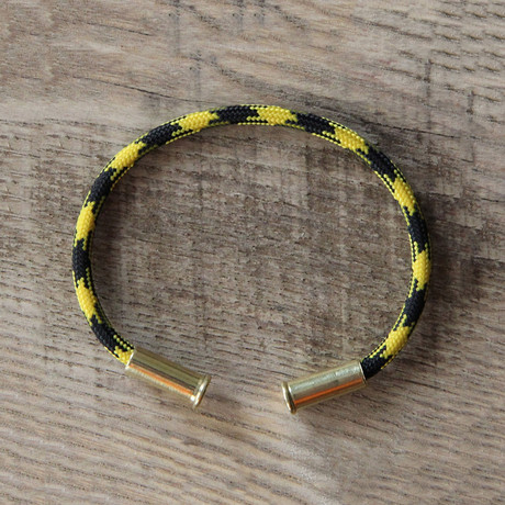 Recycled Bullet Casing Bracelet // Bumblee Camo