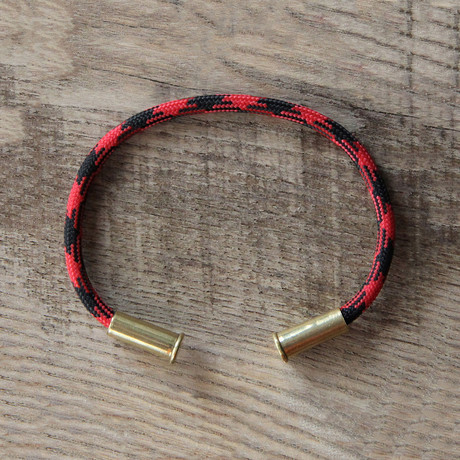 Recycled Bullet Casing Bracelet // Blackhawks Camo