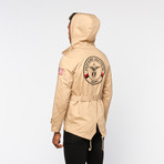 American Aviator Hooded Parka // Khaki Tan (S)