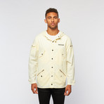 Fishtail Pocket Rain Coat  // Cream (S)