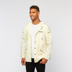 Fishtail Pocket Rain Coat  // Cream (S)