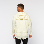 Fishtail Pocket Rain Coat  // Cream (S)