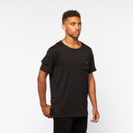 Cargo Pocket Tee // Black (S)