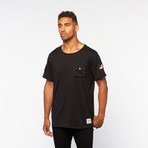 Cargo Pocket Tee // Black (S)