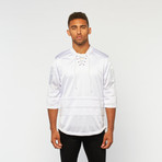 Hockey Mesh Jersey // White (M)