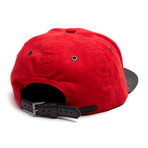 The Affair 6-Panel Hat // Red + Black